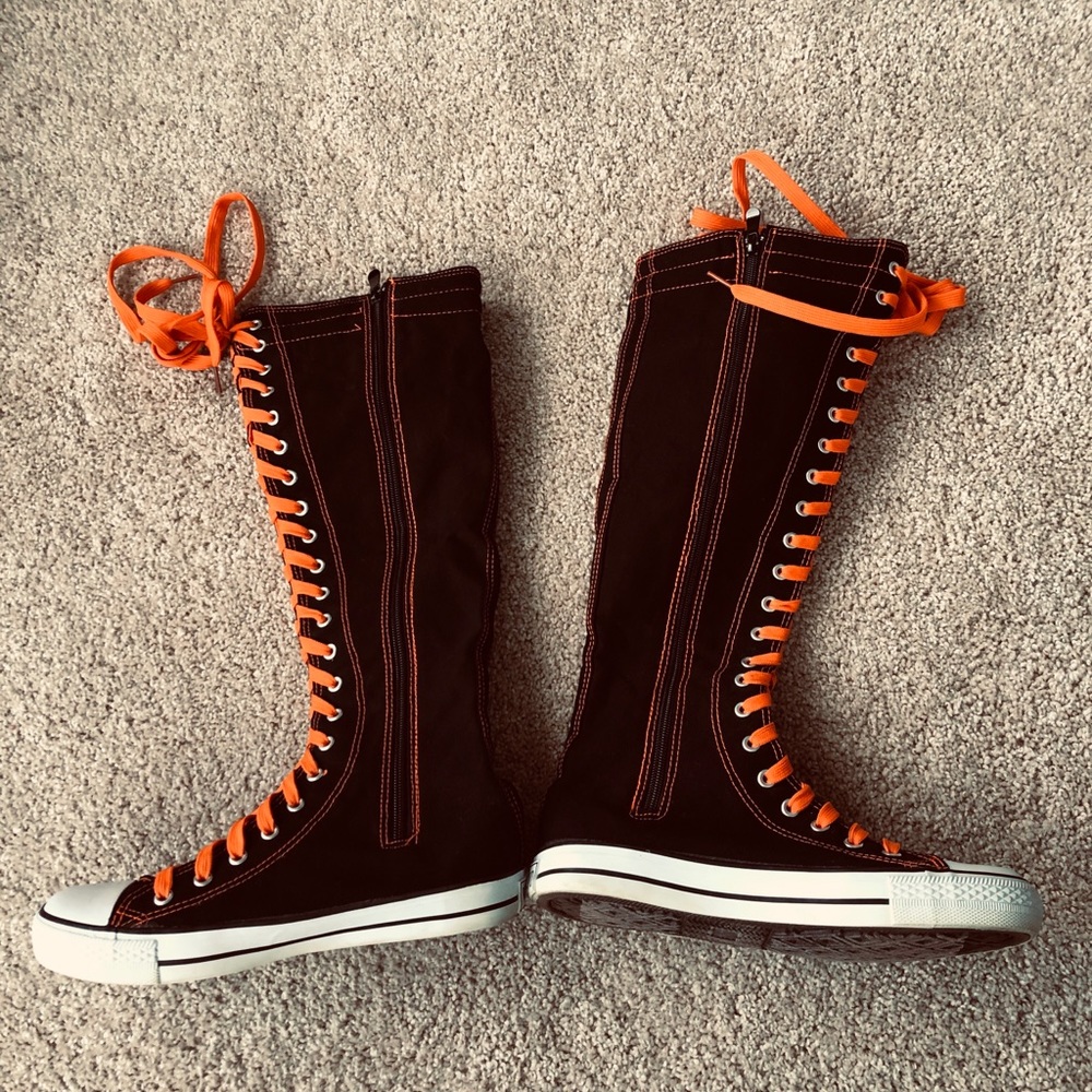 Knee high sneakers